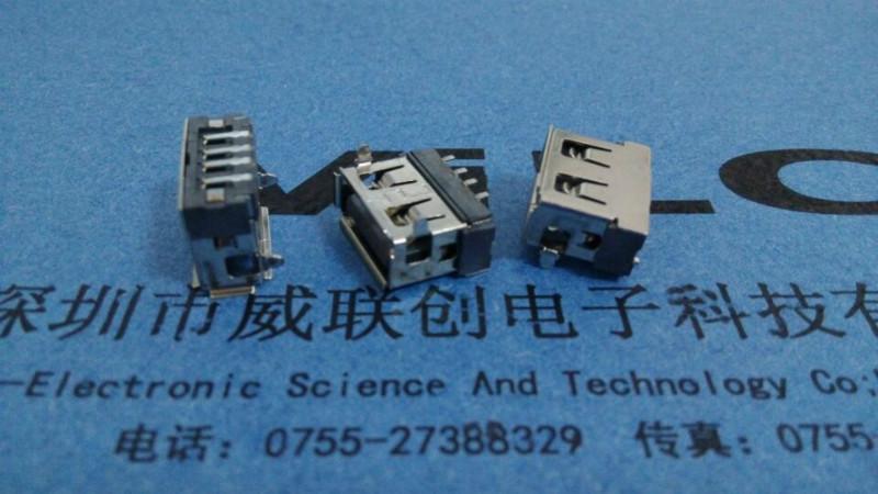 供應(yīng)短體10.6USB（前插后貼）6點(diǎn)3H+卷邊+6.2高+LCP