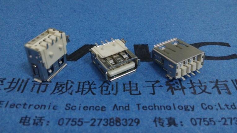 供應(yīng)A母+沉板90度DIP+USB+彎腳插板+直口+腳長6.6H