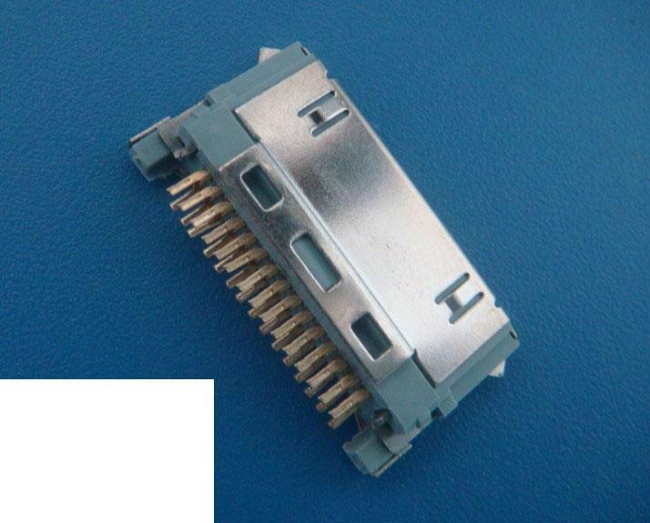 供應(yīng)30p卡座+雙彈片-彈鉤