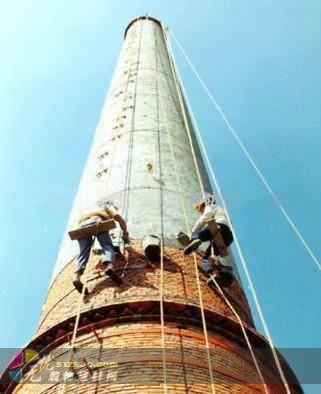 濰坊地區(qū)煙囪加固公司/臨朐縣煙囪刷環(huán)保標志《有分公司》