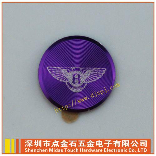 供應(yīng)蘋果手機(jī)金屬按鍵金屬按鍵貼