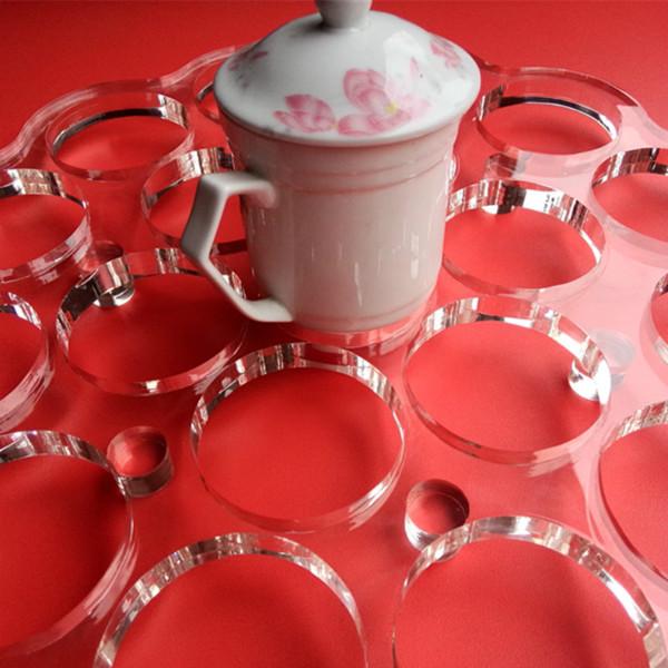 亞克力茶杯展示架透明茶杯展架圖片