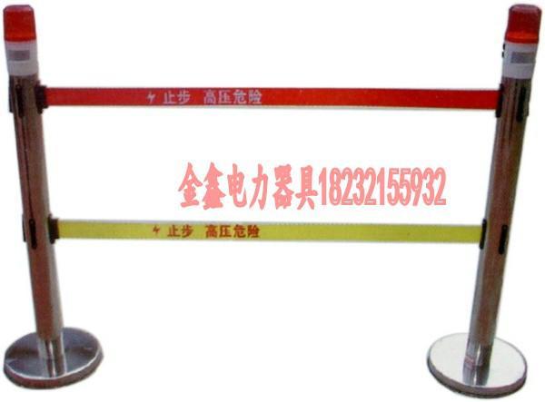 供應(yīng)不銹鋼帶式伸縮圍欄JX