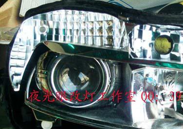 供應(yīng)濟南燈改別克新君威大燈改裝濟南夜光眼改燈店