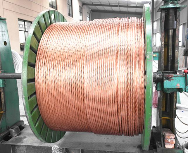 沈陽(yáng)大連鞍山撫順銅包鋼絞線電鍍銅鋼絞線