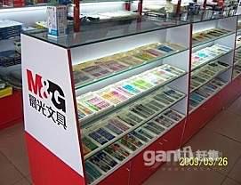 精品木柜办公文具展柜柜台图片