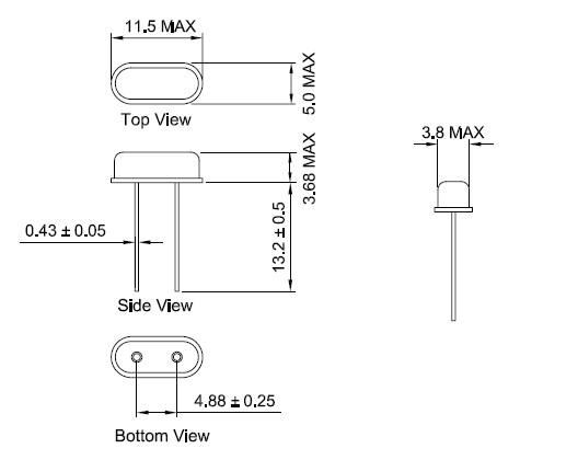 供应哪里采购49S晶振 20M 24M 25M 27M 30M晶振