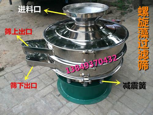 螺旋藻振動(dòng)篩-600目過濾水與螺旋藻的好振動(dòng)篩
