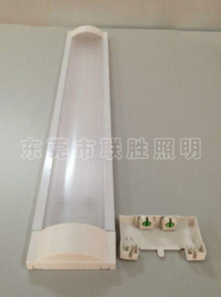 供應LED雙支帶罩支架｜T8雙管日光燈支架｜雙管PC罩支架