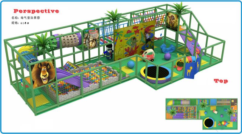 兒童電動(dòng)淘氣堡圖片