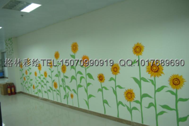 供應(yīng)專業(yè)鷹潭墻體彩繪壁畫(huà)天裕豪生大酒店壁畫(huà)文化墻18070038919