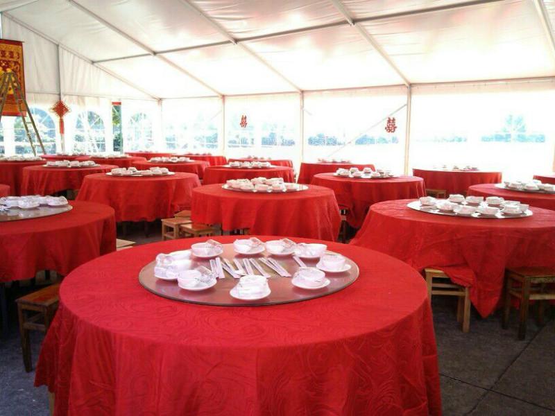 供應(yīng)應(yīng)店街鋼棚移動(dòng)臨時(shí)篷房喜酒大棚租