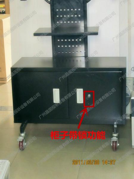 供應(yīng)37-65寸液晶等離子電視移動(dòng)支架帶文件柜子活動(dòng)展示架