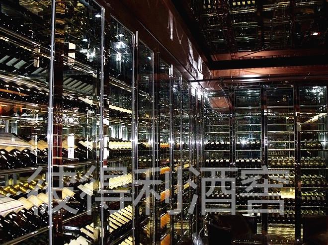 供應(yīng)廣西山東不銹鋼定制酒柜酒架