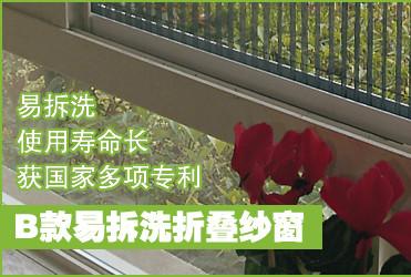 供應(yīng)B款易拆洗折疊紗門(mén)