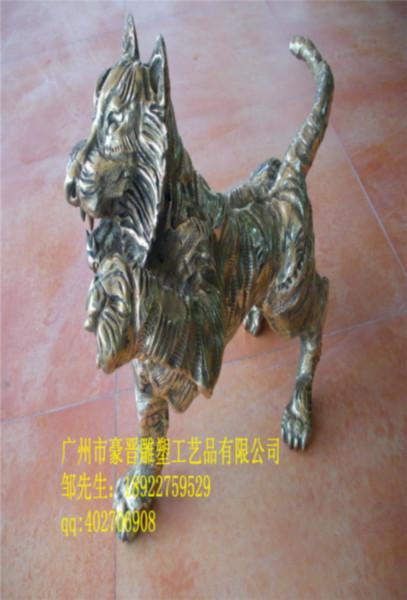 供應(yīng)廣東玻璃鋼仿銅狗、環(huán)保玻璃鋼仿銅狗雕塑*價