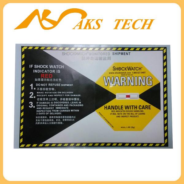 供應(yīng)美國(guó)進(jìn)口shockwatch防震動(dòng)標(biāo)簽