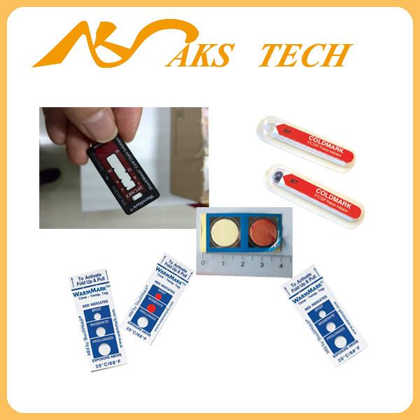 供應(yīng)55-65-75可逆溫度型溫度標(biāo)簽 溫度警示標(biāo)簽