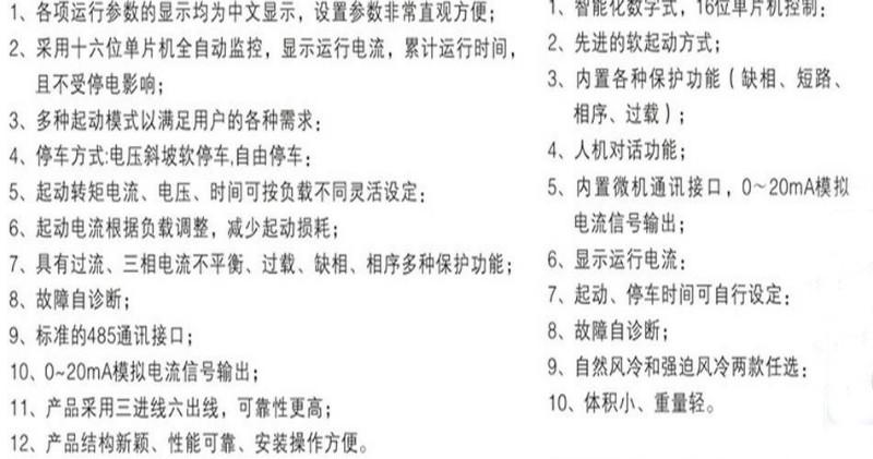 廠家供應QDMGC全智能中文顯示軟起動器