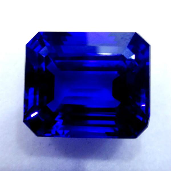 供應(yīng)24.58克拉長方枕形坦桑石裸石 坦桑石批發(fā)