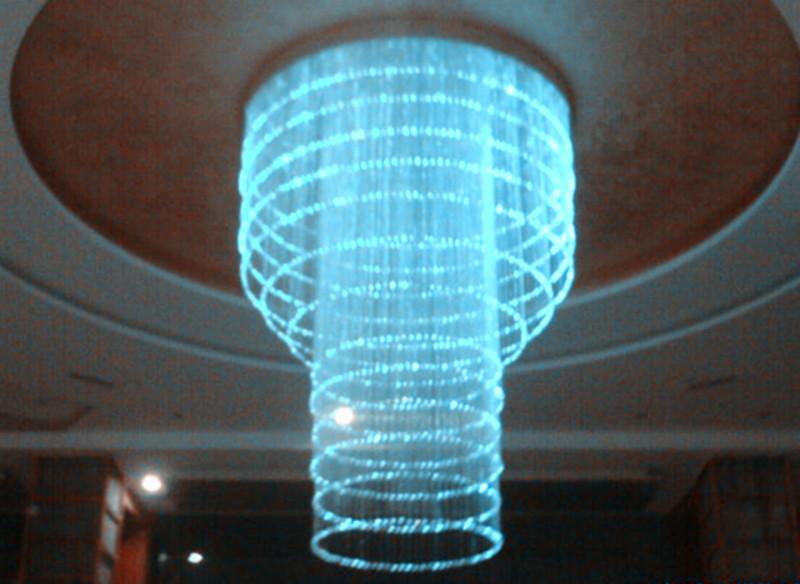 供應(yīng)LED光纖圓形吊燈