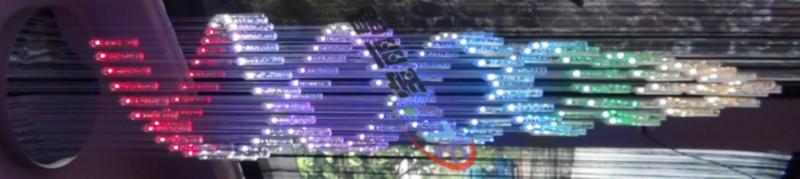 供應(yīng)廣東寶麗晶LED全彩雙螺旋吊燈
