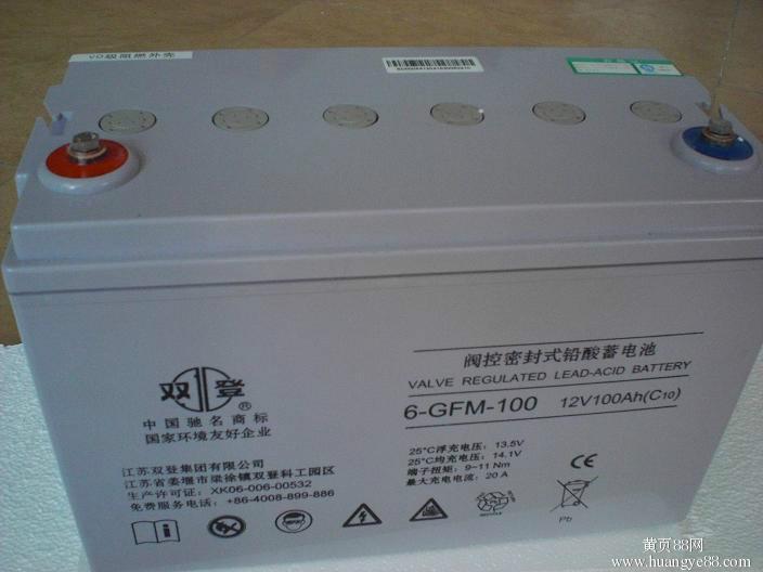 湘潭双登蓄电池6GFM-100