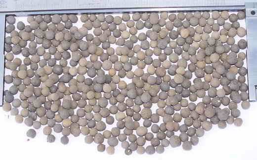 供應(yīng)祥隆1-2mm紅褐色生物陶粒濾料