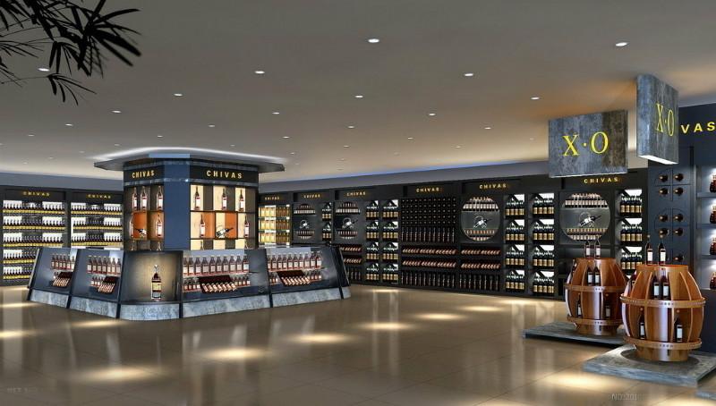 供應成都紅酒展柜設計制作公司定做展柜