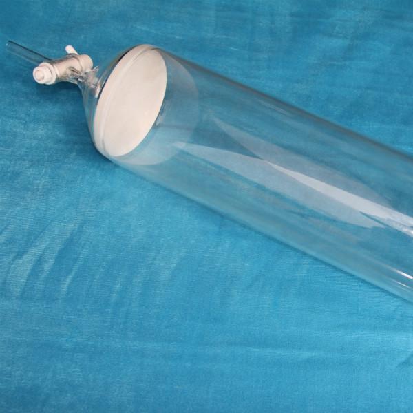 供應四氟砂芯玻璃層析柱 分離柱 色譜層析柱50500mm/24