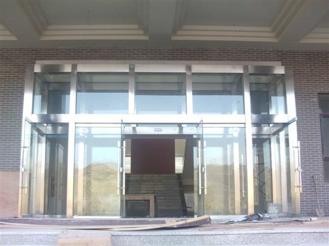 不銹鋼全包玻璃門批發(fā)圖片/不銹鋼全包玻璃門批發(fā)樣板圖 (3)