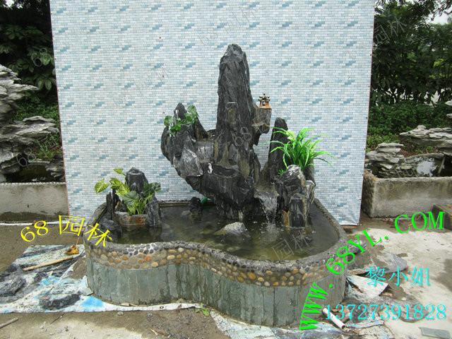 供應(yīng)室內(nèi)外*假山流水魚池盆景 庭院魚池山水盆景露臺(tái)庭院綠化施工