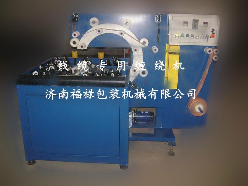 供應(yīng)山東輪胎自動(dòng)包裝機(jī)/鋼卷環(huán)體機(jī)