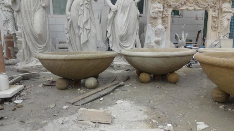 供應上海石雕花缽廠家直銷