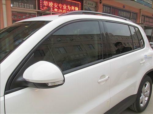 石家莊龍膜汽車太陽膜貼膜哪里專業(yè)大眾途觀汽車玻璃太陽膜前檔AVS70