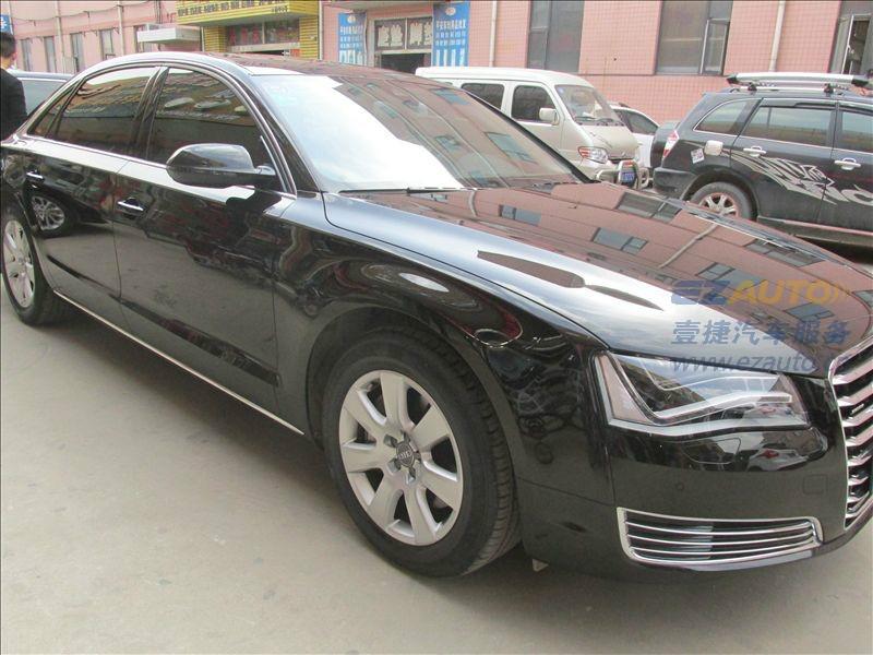 石家莊汽車漆面鍍晶SONAX納米晶體保護(hù)膜槐安路新店業(yè)奧迪A8L