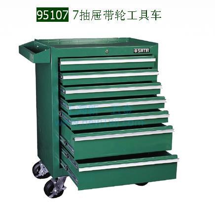 世达7抽屉带轮工具车95107图片