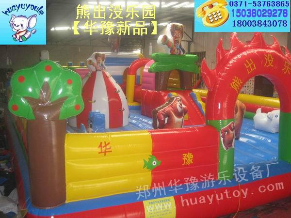 供應(yīng)充氣城堡充氣蹦蹦床兒童樂(lè)園711熊出沒(méi)樂(lè)園