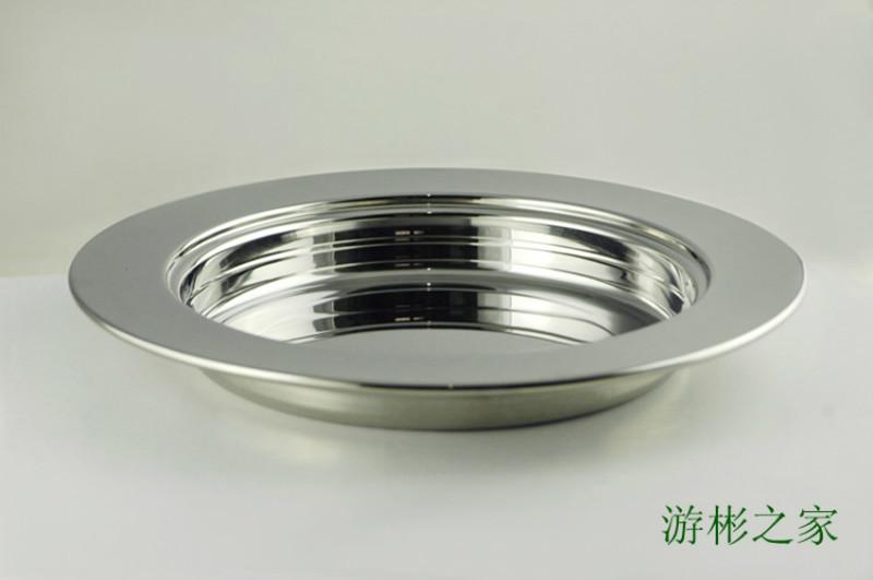 B002單個(gè)基督教不銹鋼圣餐餅盤圖片