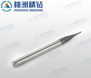 供应微型球头铣刀直径0.5MM2刃涂层钨钢立铣刀株洲钻石牌正品直销