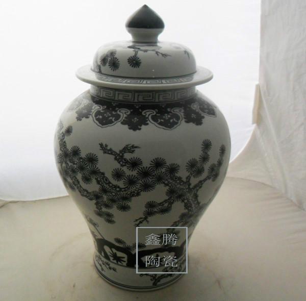 供應(yīng)花瓶-青花梅瓶-青花瓷批發(fā)，鑫騰陶瓷