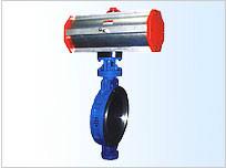 D673H-300氣動對夾式硬密封蝶閥圖片