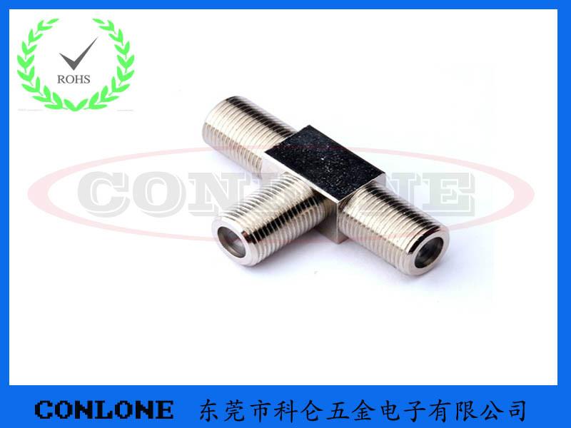 供應F母頭三通電視轉(zhuǎn)接頭，英制F三通轉(zhuǎn)接頭，英制F電視轉(zhuǎn)接頭，英制F視頻連接器