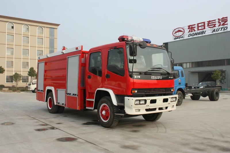 供應(yīng)臺(tái)州市五十鈴水罐消防車消防車