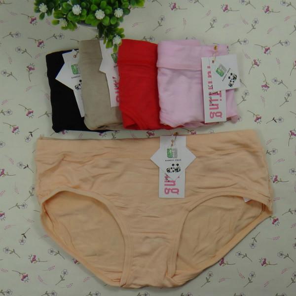 供應(yīng)女式舒適竹纖維內(nèi)褲批發(fā) 少女系列純色女式內(nèi)褲全新上架