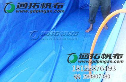 長年供應(yīng)魚池帆布泳池耐老化帆布魚池布