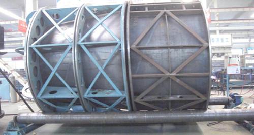 長軸滾輪架及組對鼠籠工裝圖片