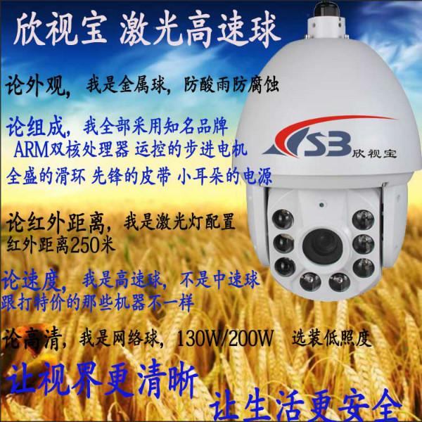 7寸激光網(wǎng)絡(luò)高速球夜視250米圖片