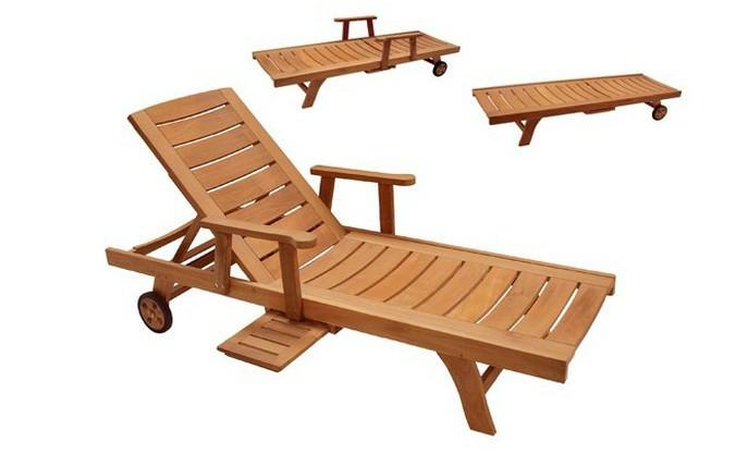 供應戶外實木沙灘椅，戶外實木休閑沙灘椅