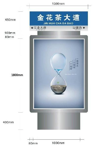 路名牌 路名牌广告灯箱 指路牌广告灯箱